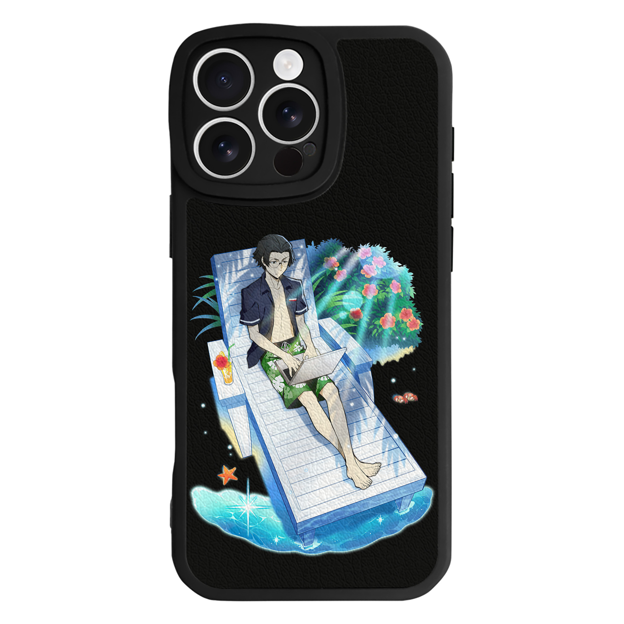 （画像用） 文豪ストレイドッグス Bungo Stray Dogs 【iPhone 16シリーズ対応】シリコンスマホケース（レザー調） 材質：シリコン
